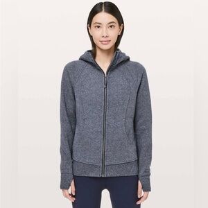 Lululemon Scuba Hoodie *Light Cotton Fleece - Heathered Speckled True Navy
